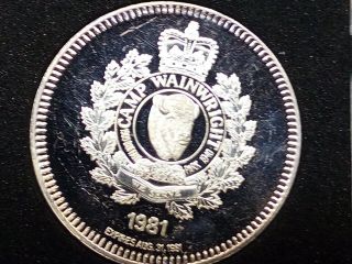 1981 Wainwright Canada Trade Dollar,  Buffalo Park