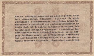 UNC 1946 Hungary 10,  000 Adopengo Note,  Pick 143a 2