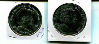 2002 Gibraltar Princess Diana 1 Crown Coin Bu 113m