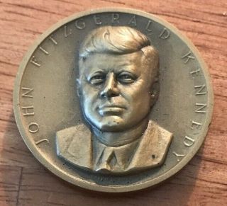 1961 John F.  Kennedy Presidential Art Bronze Medal