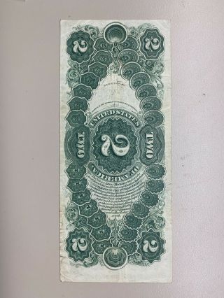 1917 $2 RED SEAL LEGAL TENDER LARGE SIZE NOTE 2