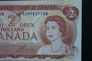 1974 Bank Of Canada $2 Two Dollar Bc - 47b Crow/bouey
