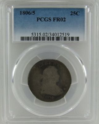 1806/5 Bust Quarter Pcgs Fr02