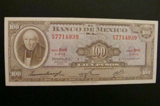 Mexico 100 Pesos 1972 Crisp Unc