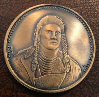 Native American Indian Chief Joseph Nez Perce Tribe Coin Medal C