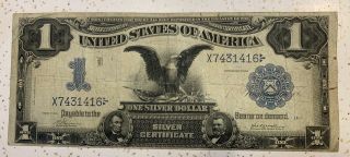1899 $1 Silver Cert.  Black Eagle F - 229 Vernon & Mcclung