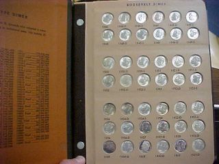 Gem Bu Roosevelt Silver Dime 204 Coin Set Complete 1946 - 2010 Pds With Proofs