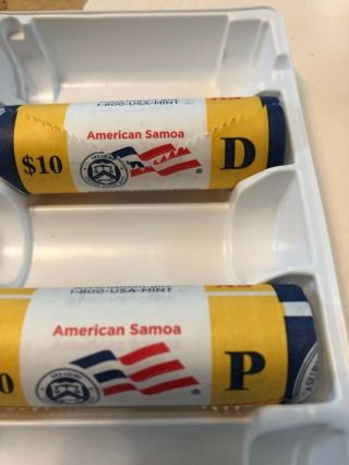 2009 P And D Us Territories American Samoa Wrapped Rolls R66
