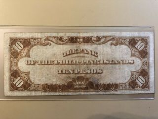 1933 10 ten pesos Bank of the Philippine Islands 2