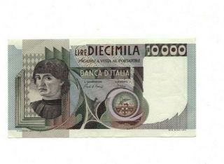 Bank Of Italy 10000 Lire 1980 Xf