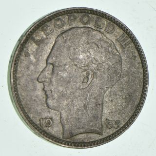 Silver - World Coin - 1935 Belgium 20 Francs - World Silver Coin - 11.  4g 691