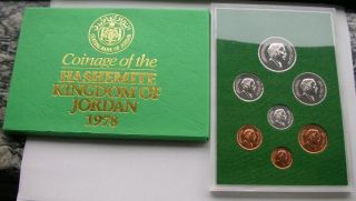Jordan 1978 King Set Of 7 Coins,  Proof