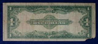 1923 $1 Large Size United States Red Seal Funny Back Banknote 2