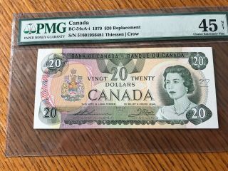 1979 - Canada $20 Bill - Canadian Twenty Dollar Note - Certified