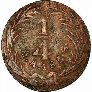 [ 732761] Coin,  Mexico,  1/4 Real,  Un Quarto/Una Quartilla,  1836,  Mexico City,  VF 2