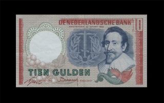 23.  3.  1953 Netherlands 10 Gulden Amsterdam ( (aunc))