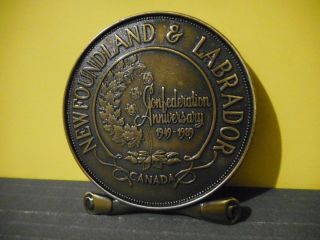 Newfoundland & Labrador Premier Smallwood Medallion  Father of Confederation 2