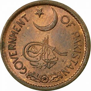 [ 538597] Coin,  Pakistan,  Pie,  1956,  Ef (40 - 45),  Bronze,  Km:11