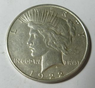 1922 - D Peace Dollar (73h)