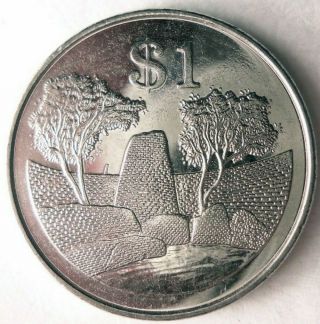 2002 Zimbabwe Dollar - Scarce Exotic Coin - - Africa Bin 4