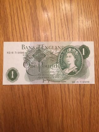 1970 - 77 Great Britain Bank Of England 1 Pound