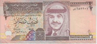 Jordan Banknote P28a ½ Dinar 1995,  Unc 