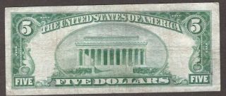 1929 $5.  00 Ty.  I Note,  National City Bank of Cleveland,  Ohio,  Ch.  786,  VF 2