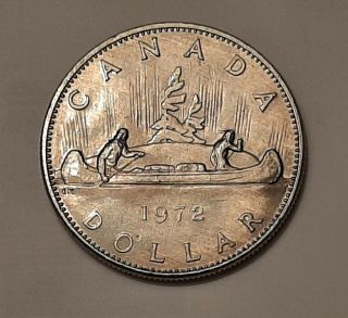 1972 Canada One Dollar Coin (100 Nickel) - Queen Elizabeth Ii