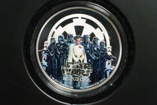 2017 Niue Silver 1 Oz Star Wars Limited Edition Rogue One The Empire Coin