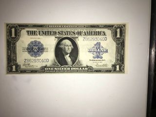 Series 1923 Large Silver Certificate $1 One Dollar Bill
