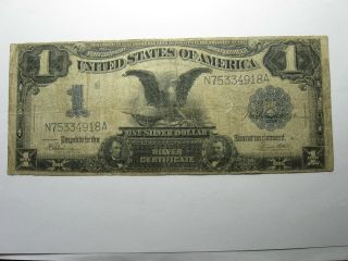 1899 Black Eagle Silver Certificate Large Size Note - 5911