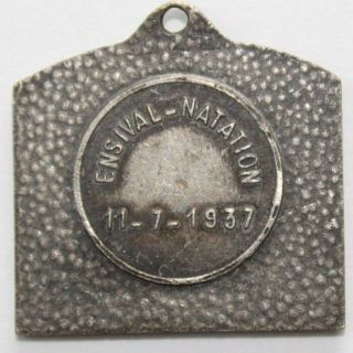 1937 Art Medal,  Sport Award Medal,  Swimming Sport 2