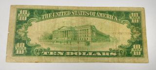 1929 $10 Type I Peoples National Bank Of Steubenville,  Ohio - CH 7688 2