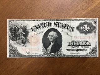 1917 United States Large Size One Dollar Bill