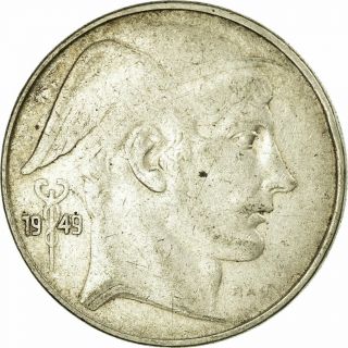 [ 457588] Coin,  Belgium,  20 Francs,  20 Frank,  1949,  Ef (40 - 45),  Silver,  Km:141.  1