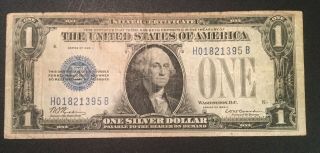 1928c $1 Silver Certificate