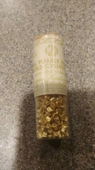 1/20th Ounce Pure Gold - Extra Pliable Burnish Gold Cylinders By Morgan Hastings