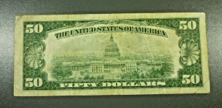 Series 1929 $50 Federal Reserve Bank Of Cleveland 2