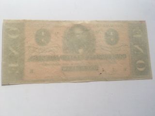 $1 Confederate States of America Note - 1864 T - 71 2