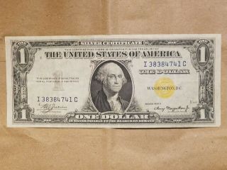 1935 A $1 North Africa Silver Certificate I - C Block Fr 2306 Extra Fine Wwii Xf