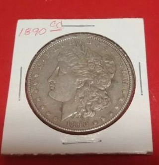 1890 - Cc 1 Morgan Silver Dollar Key Date Carson City