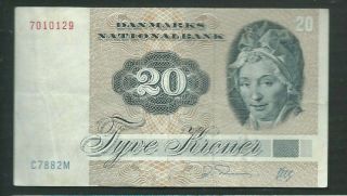 Denmark 1988 20 Kroner P 49h Circulated