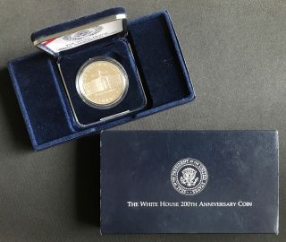 1992 - W The White House 200th Anniversary Coin $1 Proof Us