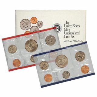 1992 United States Uncirculated Coin Set (u92)