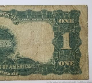 1899 United States Horse Blanket Silver Certificate $1 Currency Note 5