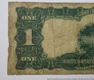 1899 United States Horse Blanket Silver Certificate $1 Currency Note 6