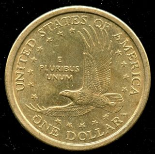 2000 - P Sacagawea Dollar Wounded Eagle Error Coin 1