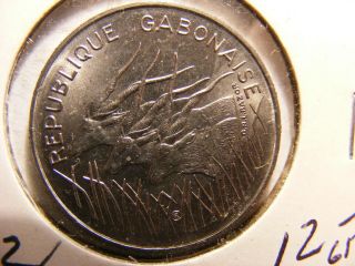 Gabon 1971 100 Francs,  Km 12,  Uncirculated
