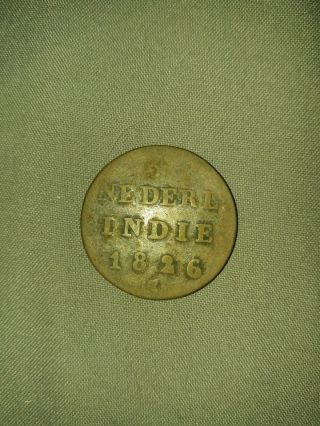 Netherlands East Indies 1/2 Stuiver 1826