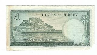 The States of Jersey - 1 Pound 1963 2